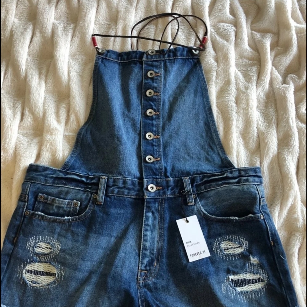 Forever 21 Denim Overalls